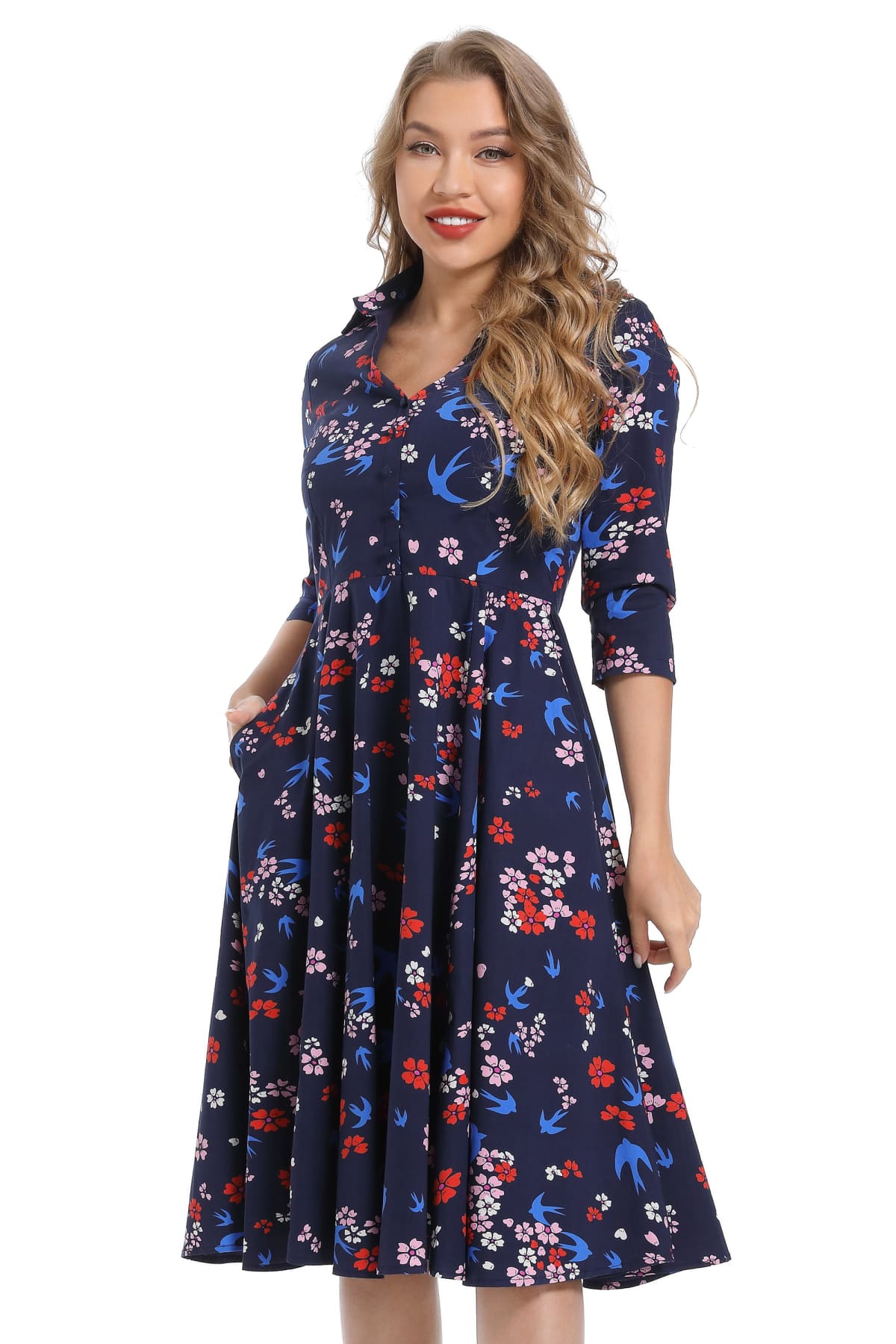 Blue bird deals dress