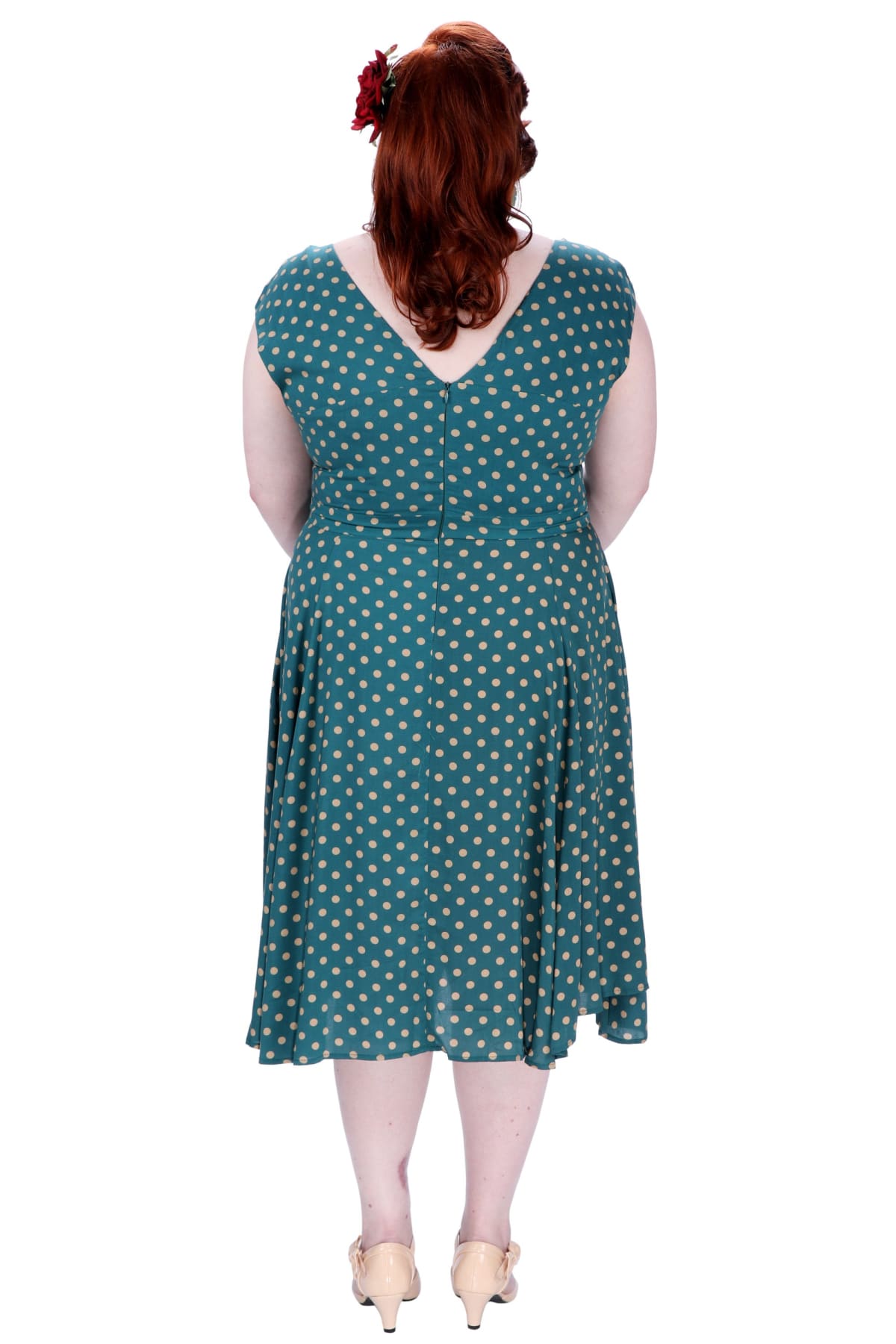 Heart polka dot dress shop