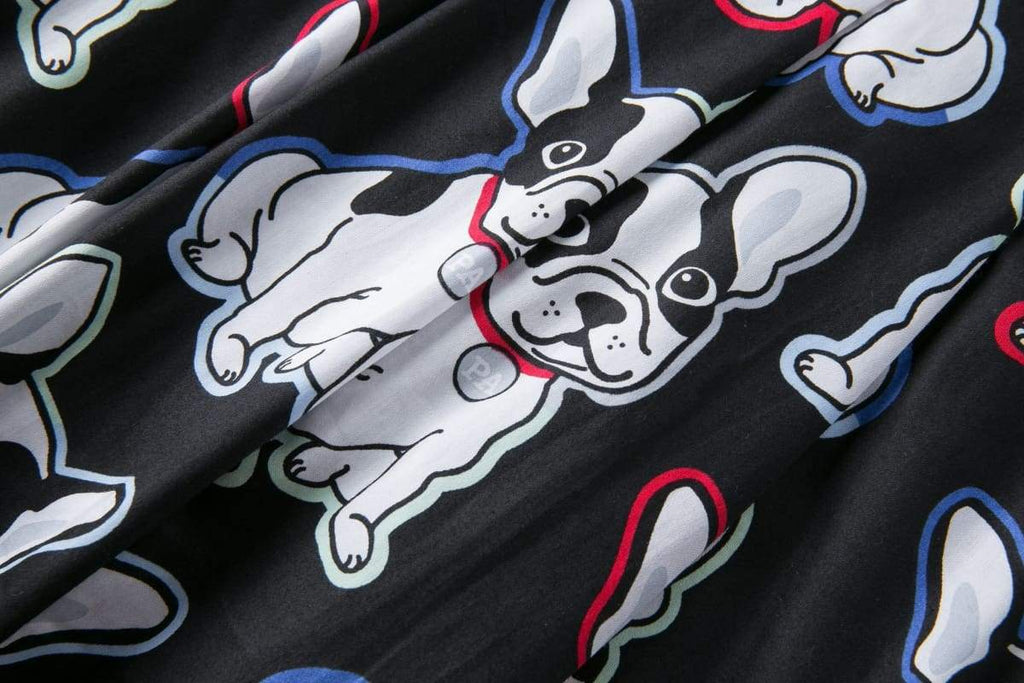 French Bulldog A-Line Skirt