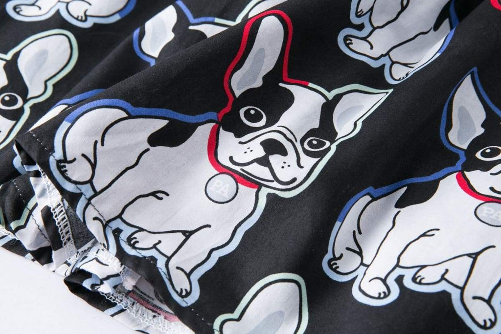 French Bulldog A-Line Skirt
