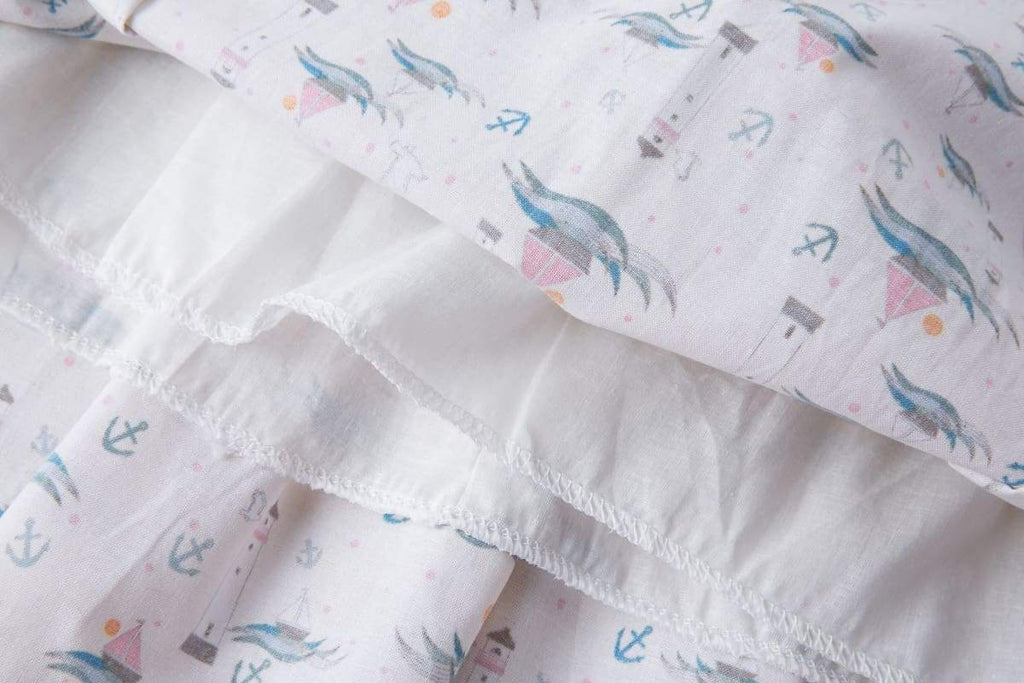 Nautical Sailing Boats A-Line Skirt
