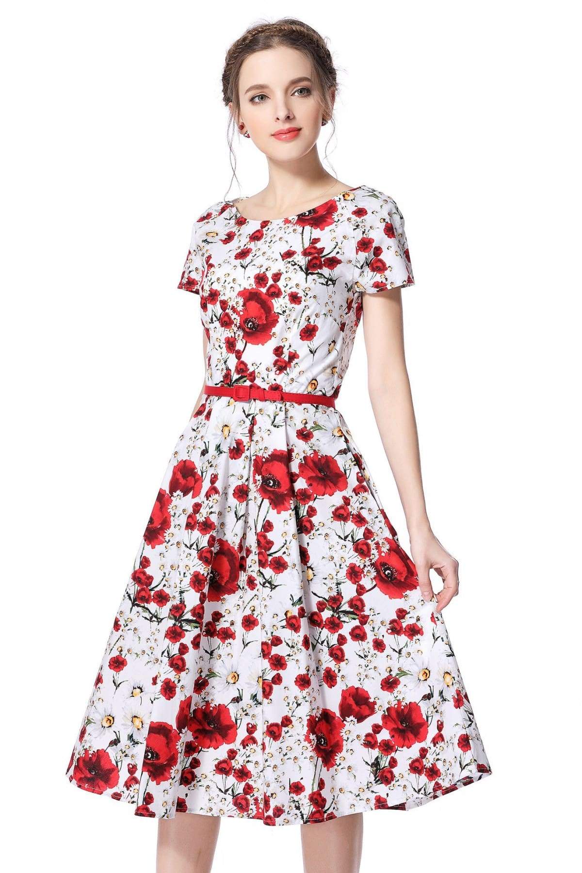 Poppy & Daisy Scoop Neck Vintage Dress Poppy & Daisy Scoop Neck Vintage Dress