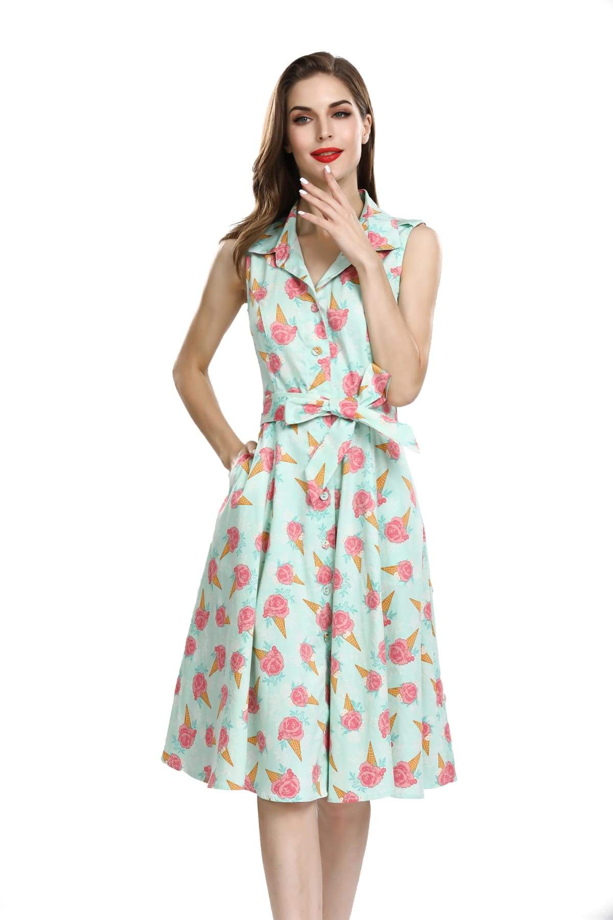 Apparel Ice Cream Shirt Dress Mint Cream Print T Shirt Sweet Candy Temu Oman, image size:1200x1800