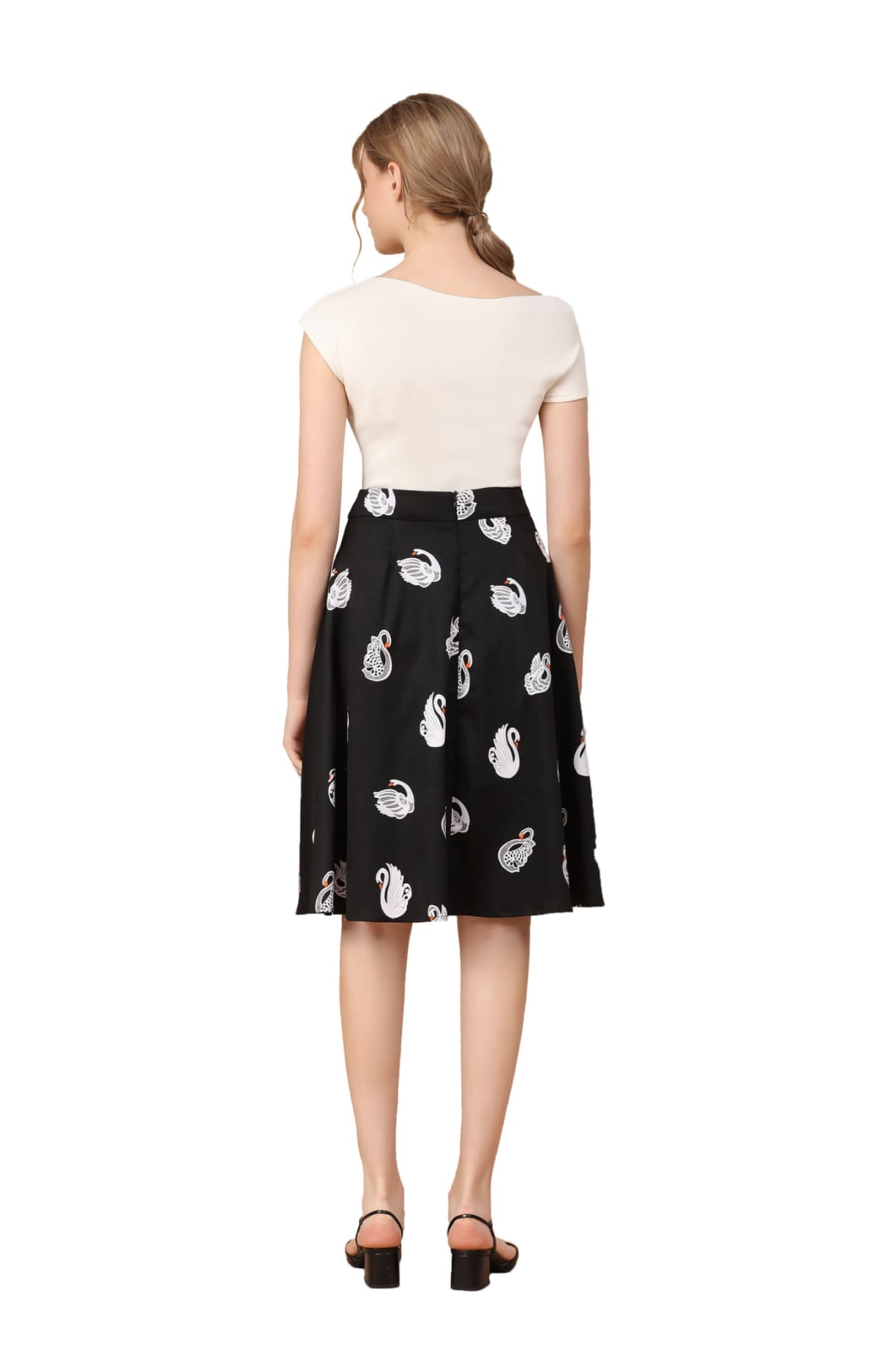 A line skirt with pockets cotton deals